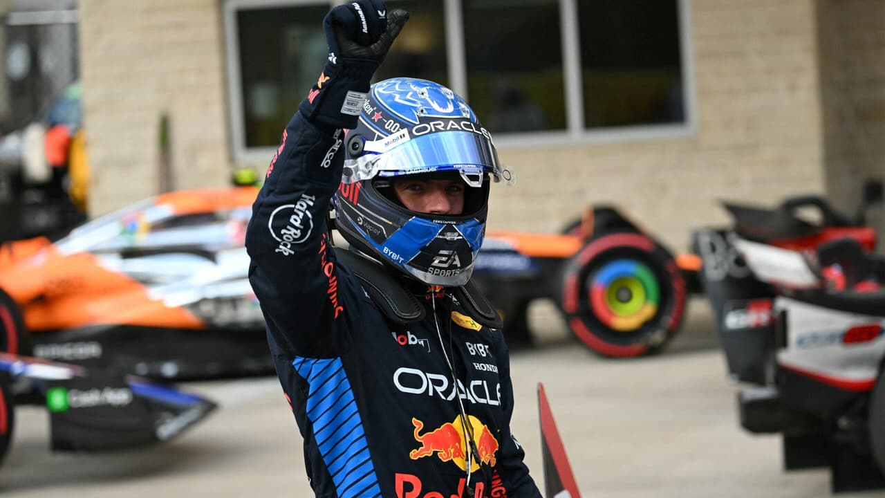 F Verstappen Crava Pole Da Corrida Sprint