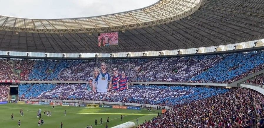 Torcida Do Fortaleza Faz Mosaico Para Homenagear Pablo Vojvoda Lance