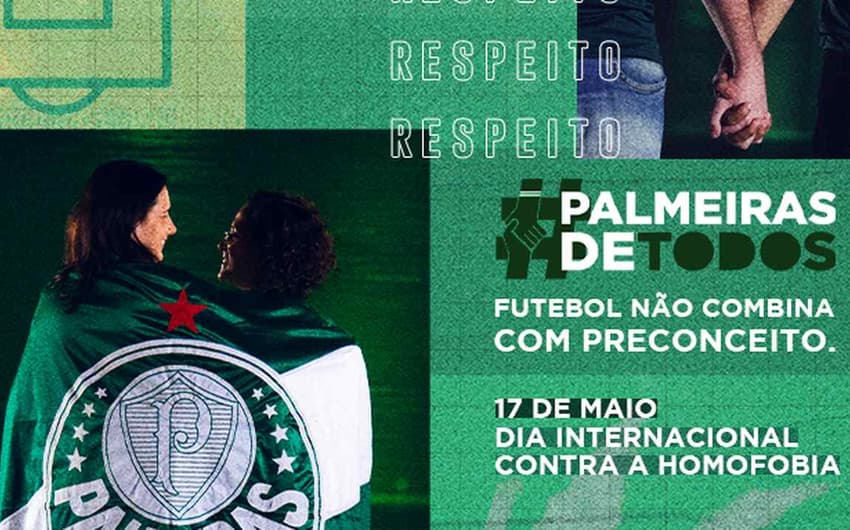 Palmeiras Faz Campanha Contra Homofobia Futebol Inclusivo Lance