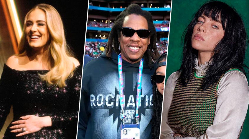 Adele Jay Z Billie Eilish Confira os famosos que marcaram presença