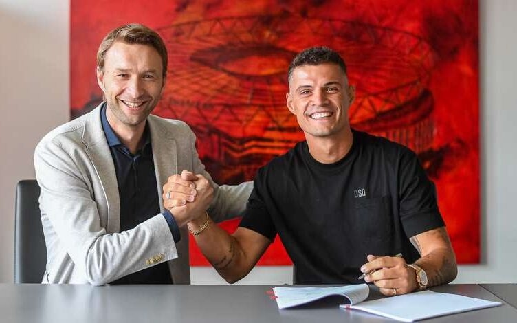 Bayer Leverkusen acerta contratação de Xhaka ex Arsenal