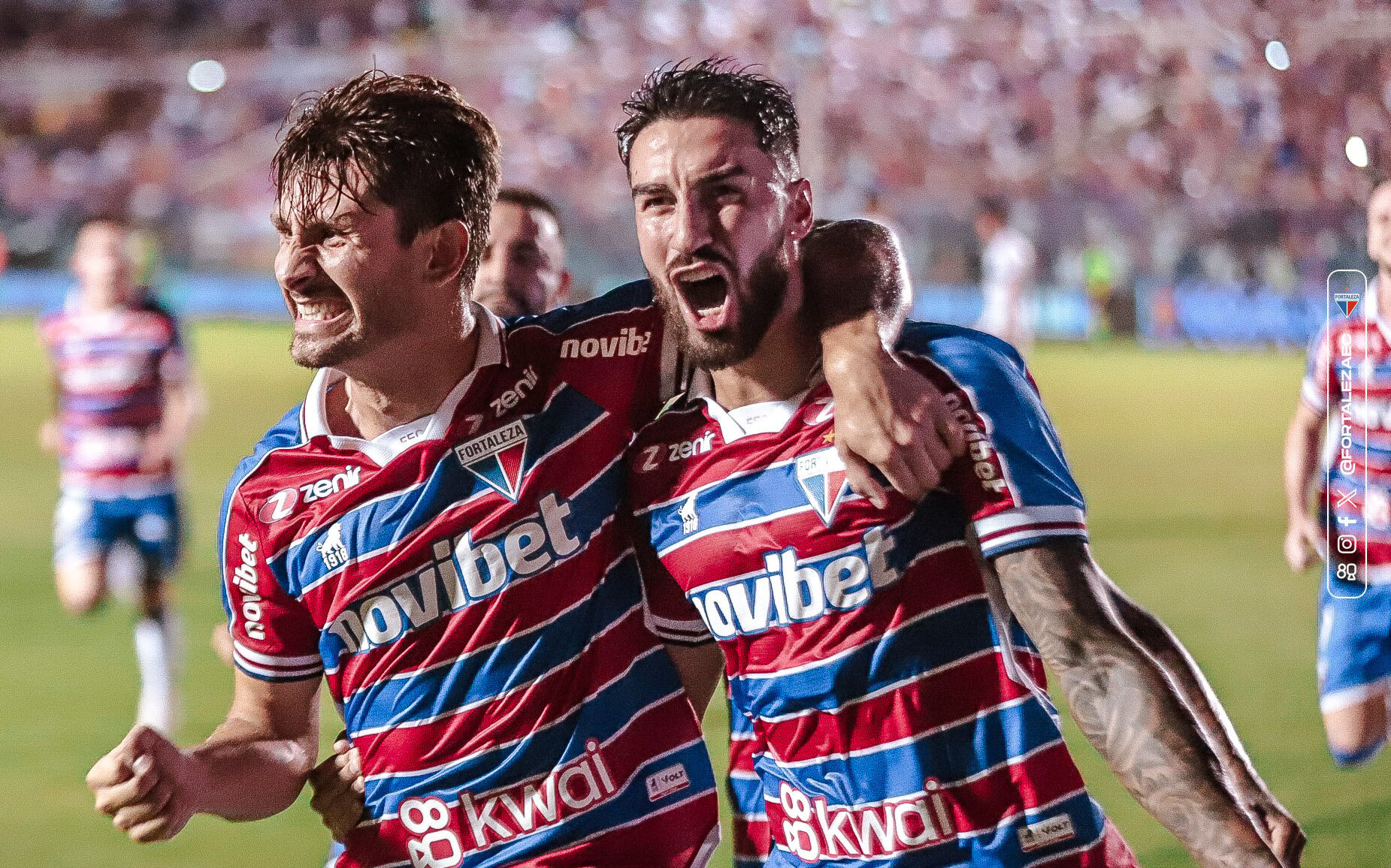 Brasileirão Lucero brilha dois gols e Fortaleza vence o Coritiba