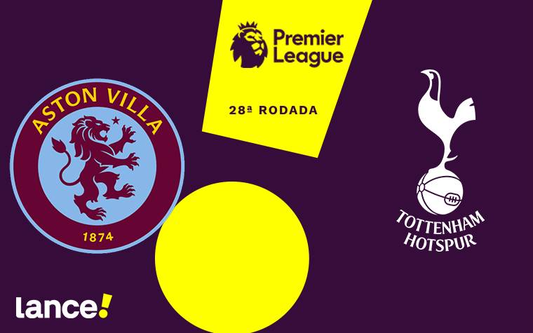 Aston Villa x Tottenham onde assistir horário e prováveis escalações