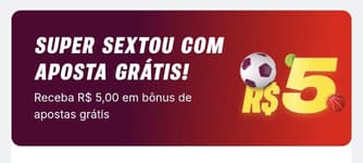 Captura de tela da oferta de Aposta Grátis Toda Semana na Superbet.