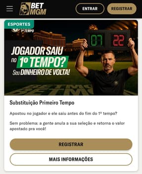 Captura de tela do bônus da BetMGM Substituição de Ouro.