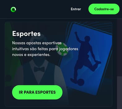 Captura de tela da casa de apostas JonBet.