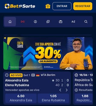 Captura de tela do bônus Criar Aposta Aumentada da Copa na Bet Dá Sorte.