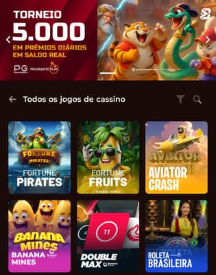 Captura de tela do cassino Bateubet app