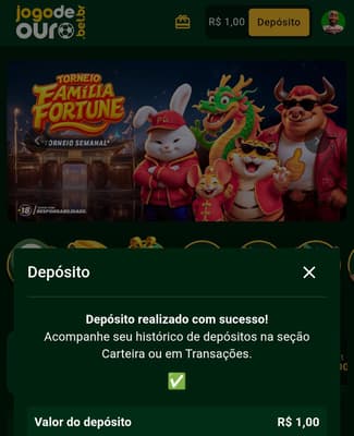Captura de tela da plataforma de 1 real jogo-de-ouro.