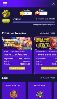 Captura de tela da nova casa de apostas Multibet.