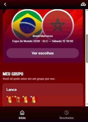 Captura de tela da nova promoção da Superbet, Passa a Bol4, válida para toda a Copa do Mundo de 2026.
