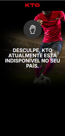 página da KTO fora do ar para acessos no exterior
