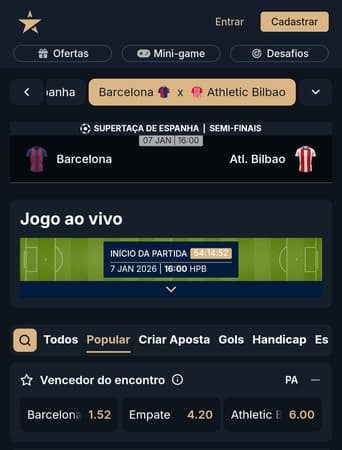 Captura de tela da oferta de Pagamento Antecipado na Estrela Bet