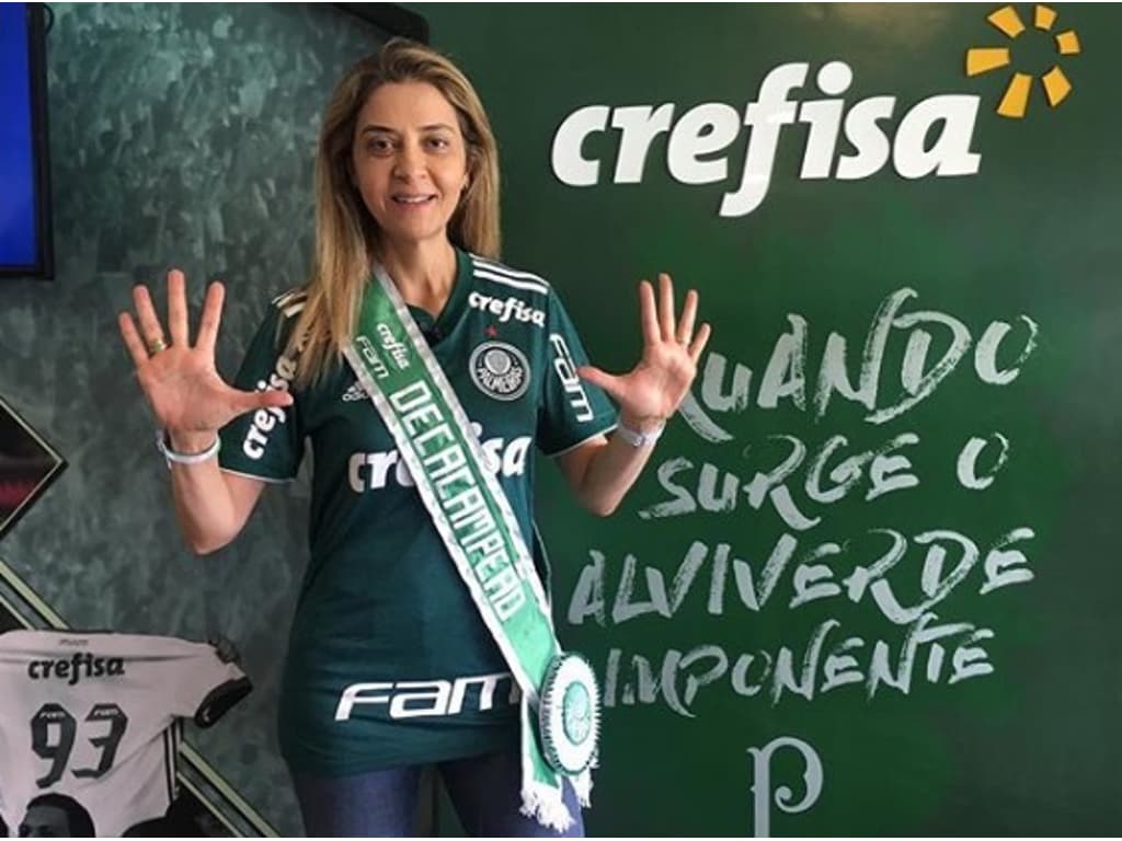 Leila diz que Palmeiras não vai se curvar à soberba e cutuca o