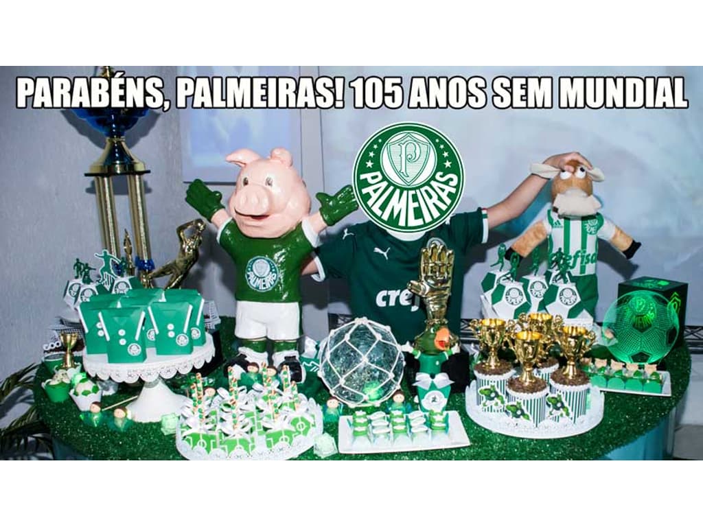 Palmeiras não tem Mundial: criança chora em aniversário - 25/10