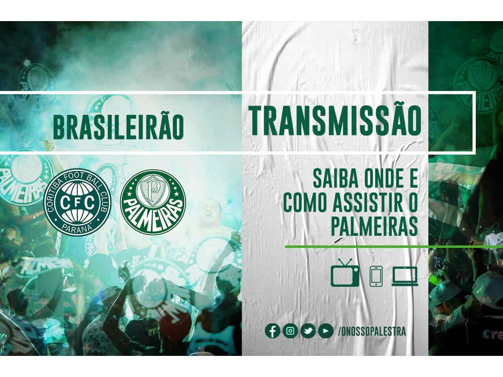 CORITIBA X PALMEIRAS TRANSMISSÃO AO VIVO DIRETO DO COUTO PEREIRA -  CAMPEONATO BRASILEIRO 2023 