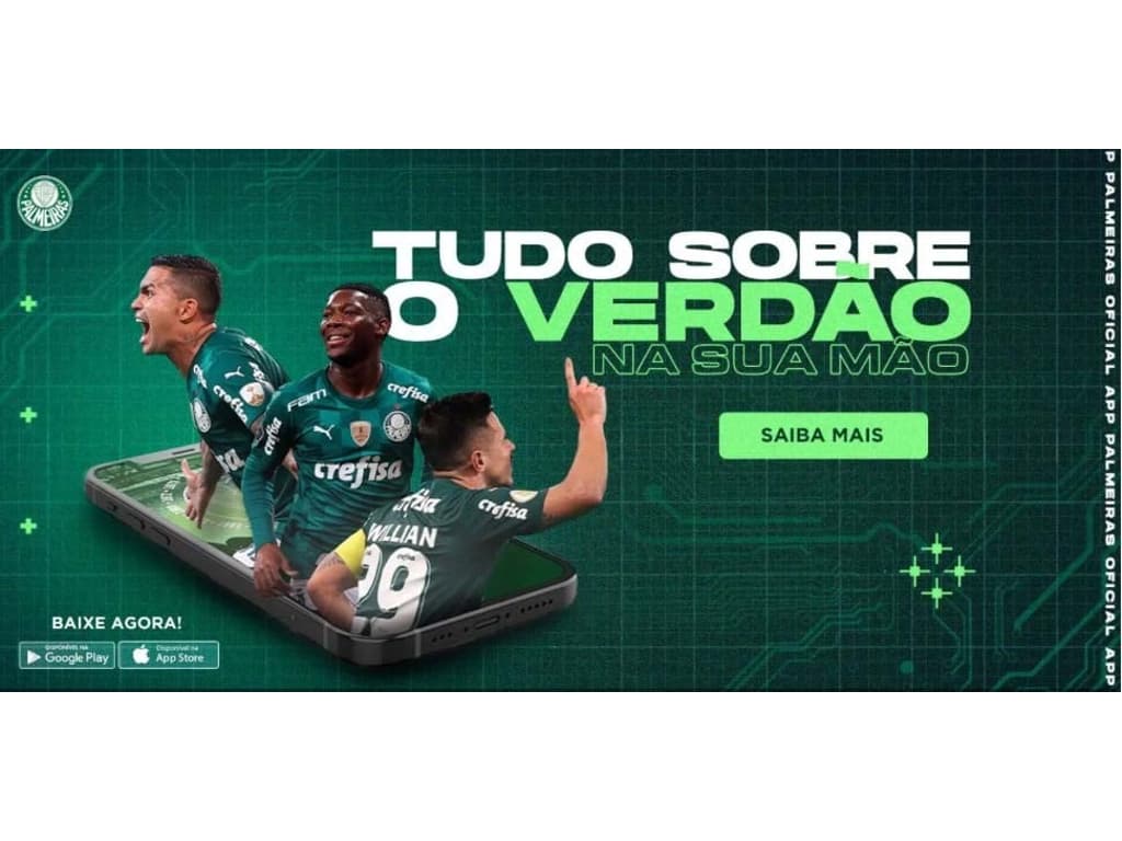 Palmeiras Online - App do Verdão grátis que te avisa de gols e