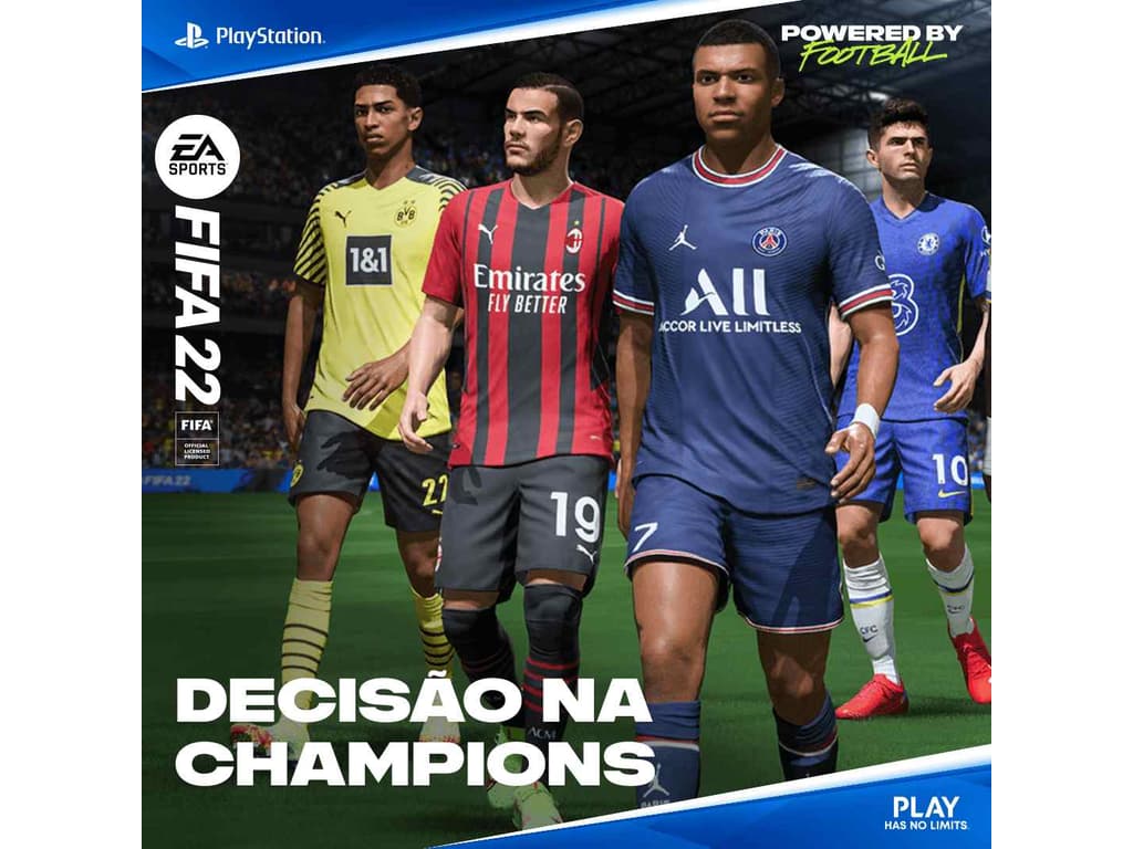 Presente no EA Sports FIFA 22, Champions League tem Liverpool