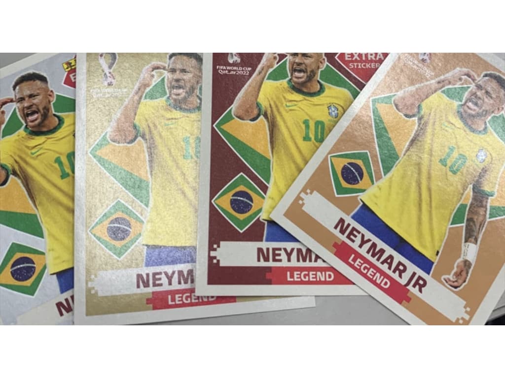 Figurinha Legend Do Neymar De Ouro Copa Do Mundo 2022