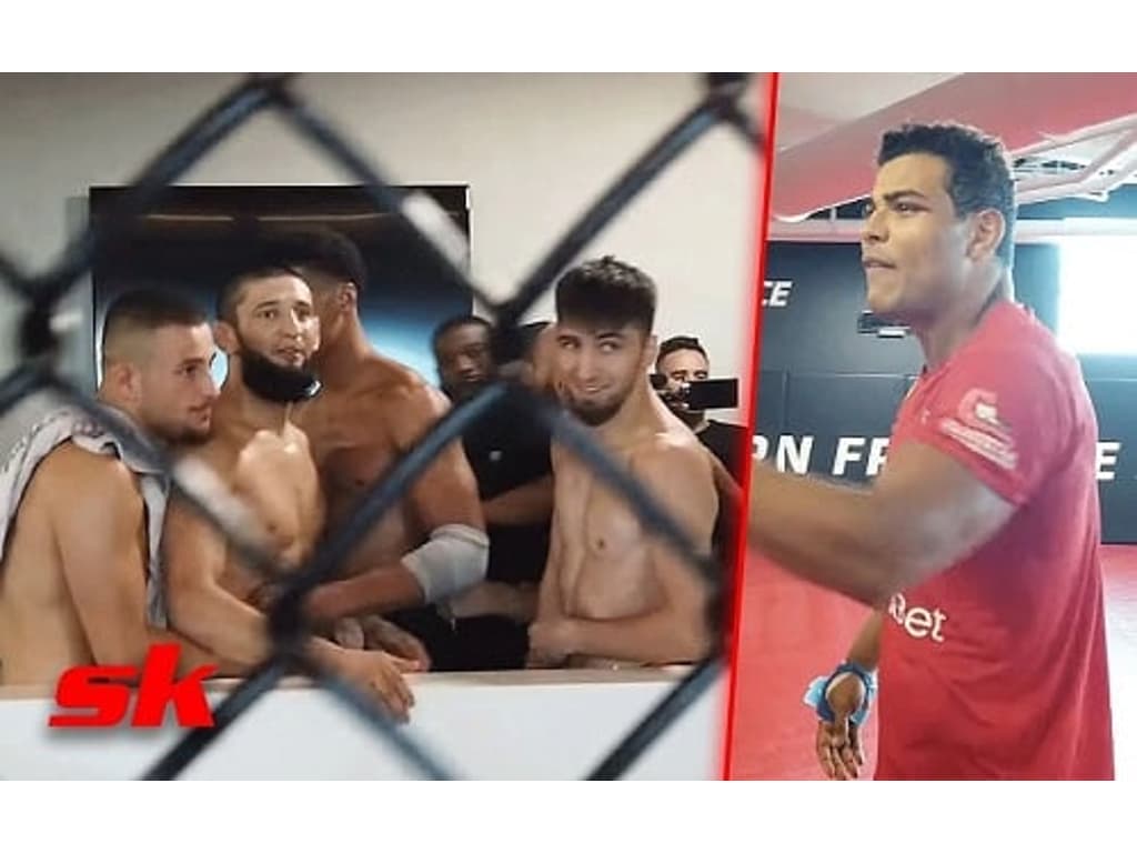 VÍDEO: Chimaev aplica soco brutal na costela e nocauteia parceiro de treino  em sessão de sparring