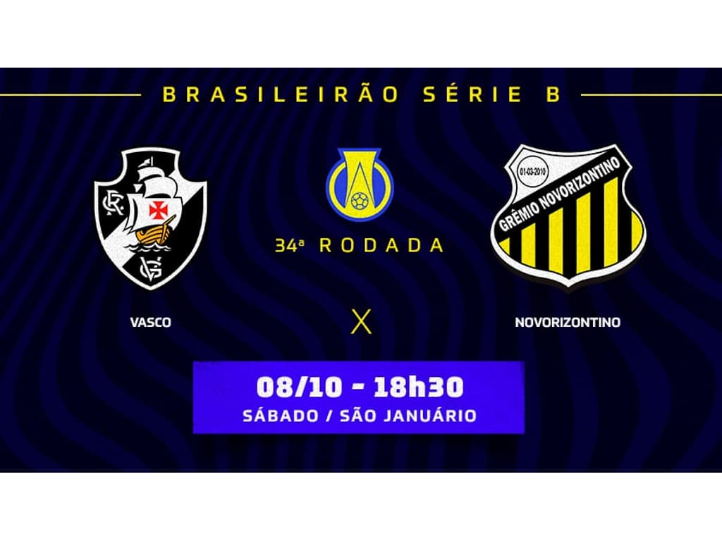 Confira desfalques e pendurados de Vasco e Novorizontino