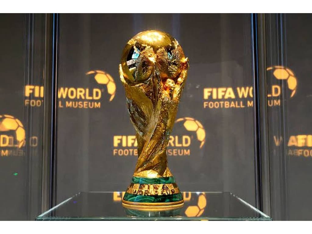 Copa do mundo Bola de Ouro Troféu de Futebol Réplica Campeão