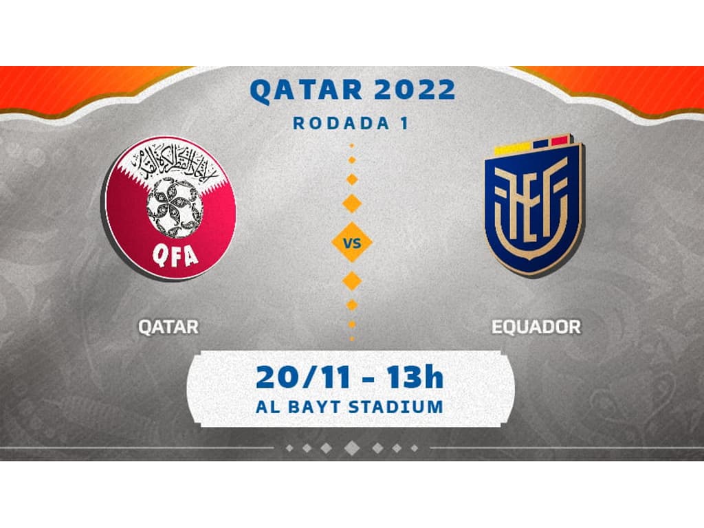 QATAR X EQUADOR AO VIVO - COPA DO MUNDO 2022 