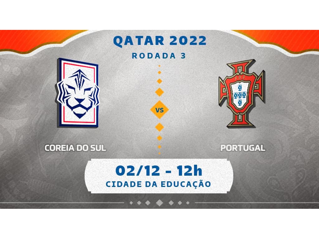 Coreia do Sul x Portugal ao vivo: onde assistir ao jogo da Copa online