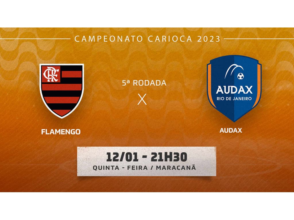 SAIU! Flamengo divulga escalação para jogo contra o Audax, pelo