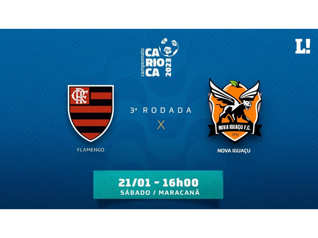 Transmissão ao vivo de Flamengo x Nova Iguaçu pelo Carioca 2021