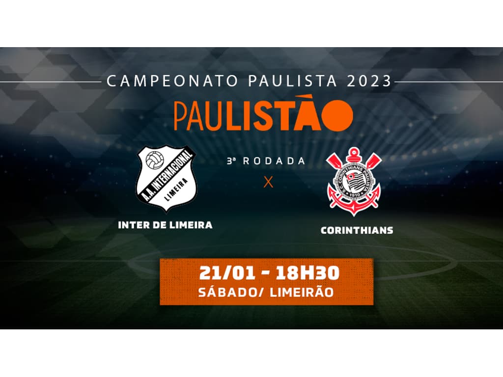 Onde assistir Inter de Limeira x Corinthians ao vivo e online de