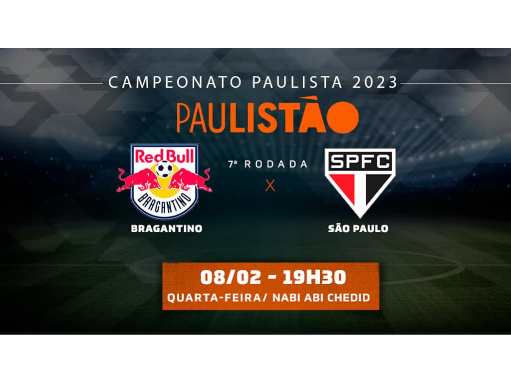 São Paulo x Red Bull Bragantino pelo Brasileirão 2023: onde