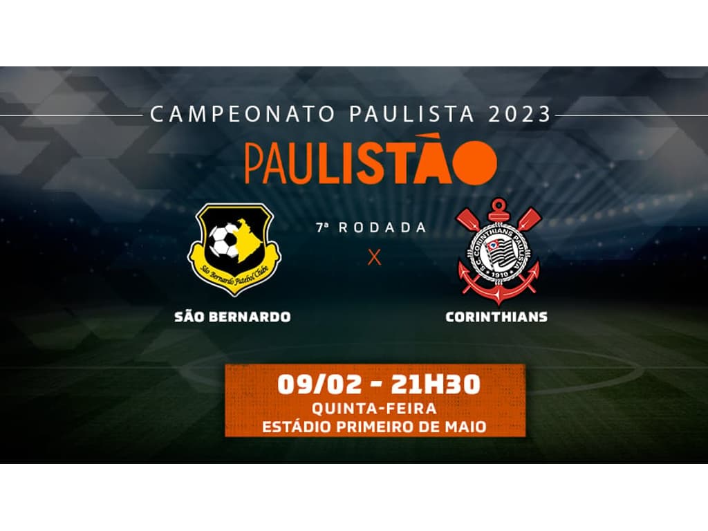 Corinthians x São Bernardo: veja onde assistir, escalações, desfalques e  arbitragem, campeonato paulista