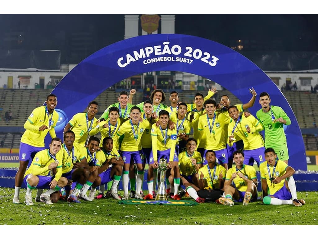 Brasil vence Argentina e é campeão sul-americano sub-17