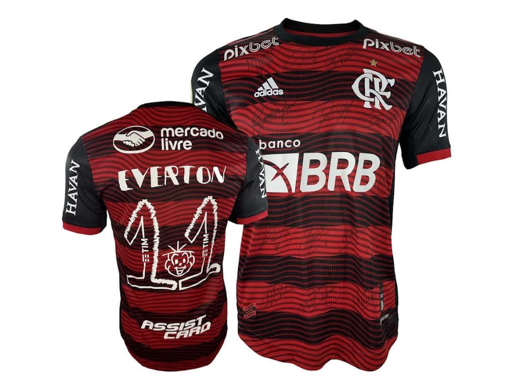 Bola Final Copa Do Brasil 2022 – Flamengo 1 X 1 Corinthians – Autografada  Por Todo Elenco Do Flamengo – Play For a Cause