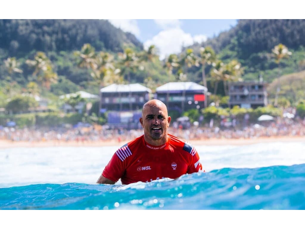 WSL Kelly Slater não participará da etapa de Saquarema por questões