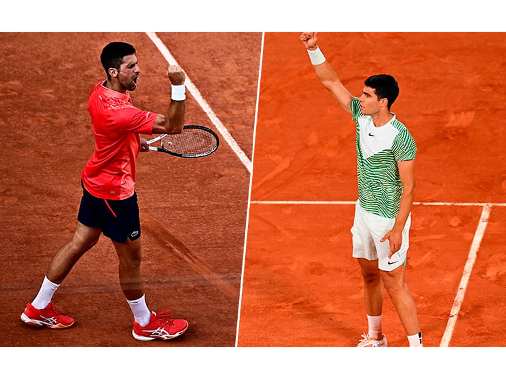 AO VIVO] Acompanhe Alcaraz x Djokovic na semifinal de Roland Garros em  tempo real