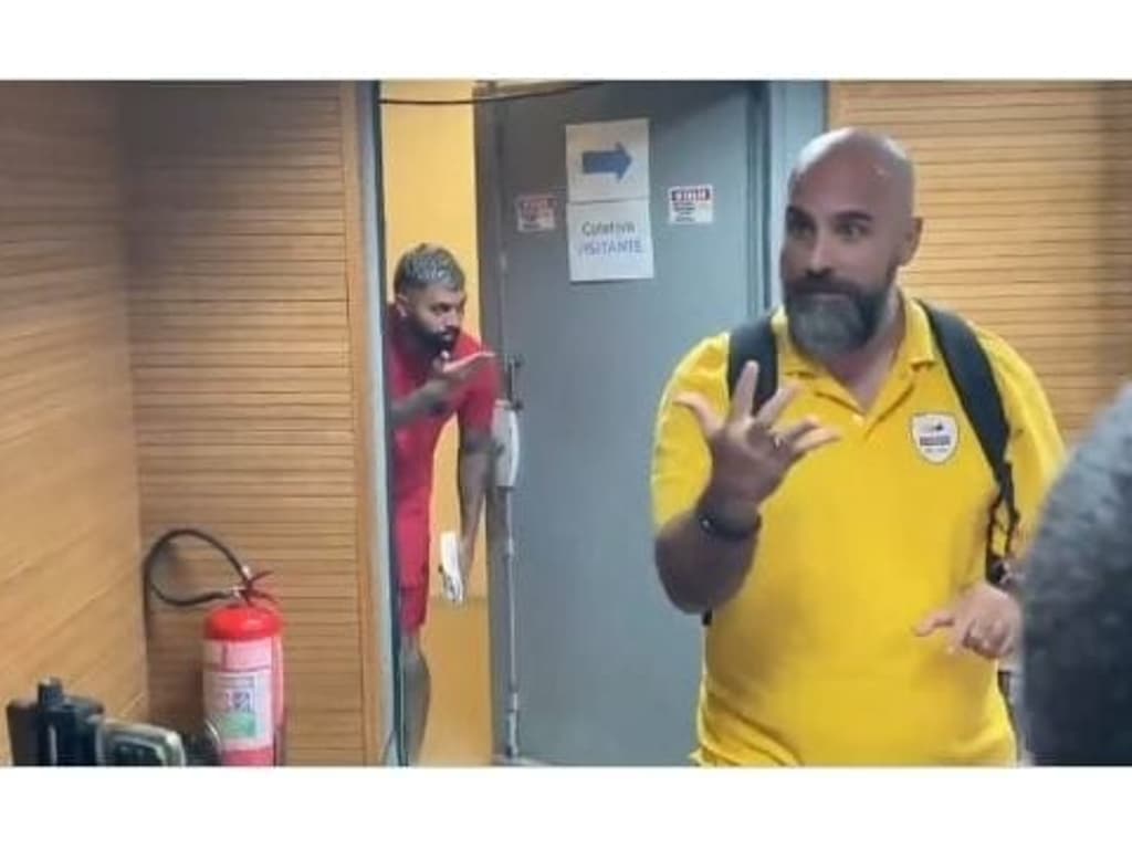 Flamengo: beijinho de Gabigol para Dorival representa carinho de jogadores por ex-técnico