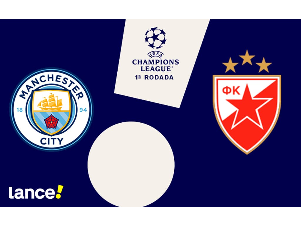 ESTRELA VERMELHA X MANCHESTER CITY - CHAMPIONS LEAGUE AO VIVO 23/24 