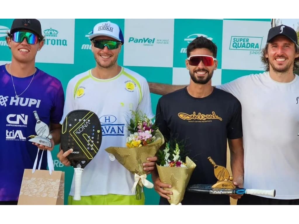 Hugo Russo conquista o título do ITF BT 200 de Garopaba (SC) ao lado de  André Baran