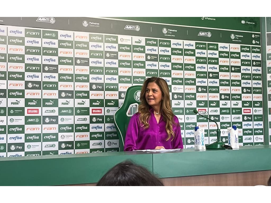 Leila abre concorrência para patrocínio no Palmeiras e cutuca Corinthians: 