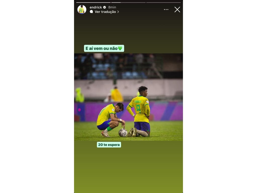 Endrick mantém sigilo sobre contratação de Mauricio pelo Palmeiras