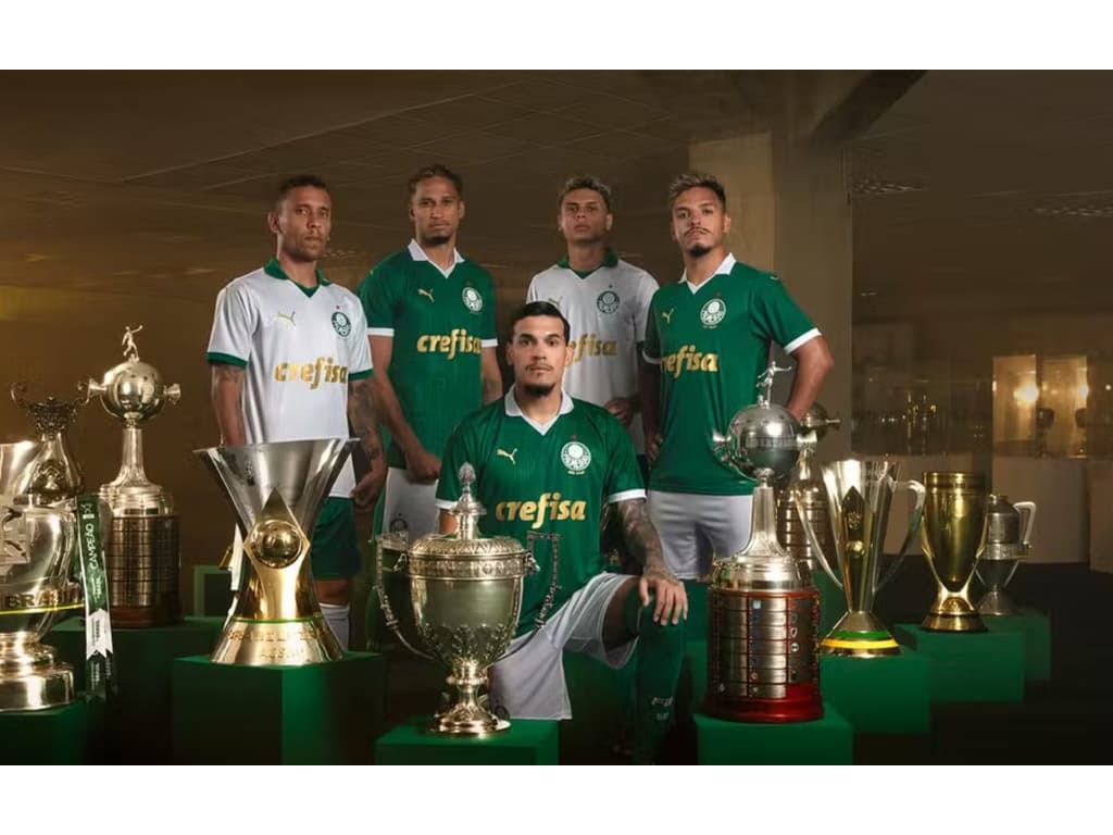 Palmeiras lidera ranking global de camisetas mais estilosas, superando equipes europeias.