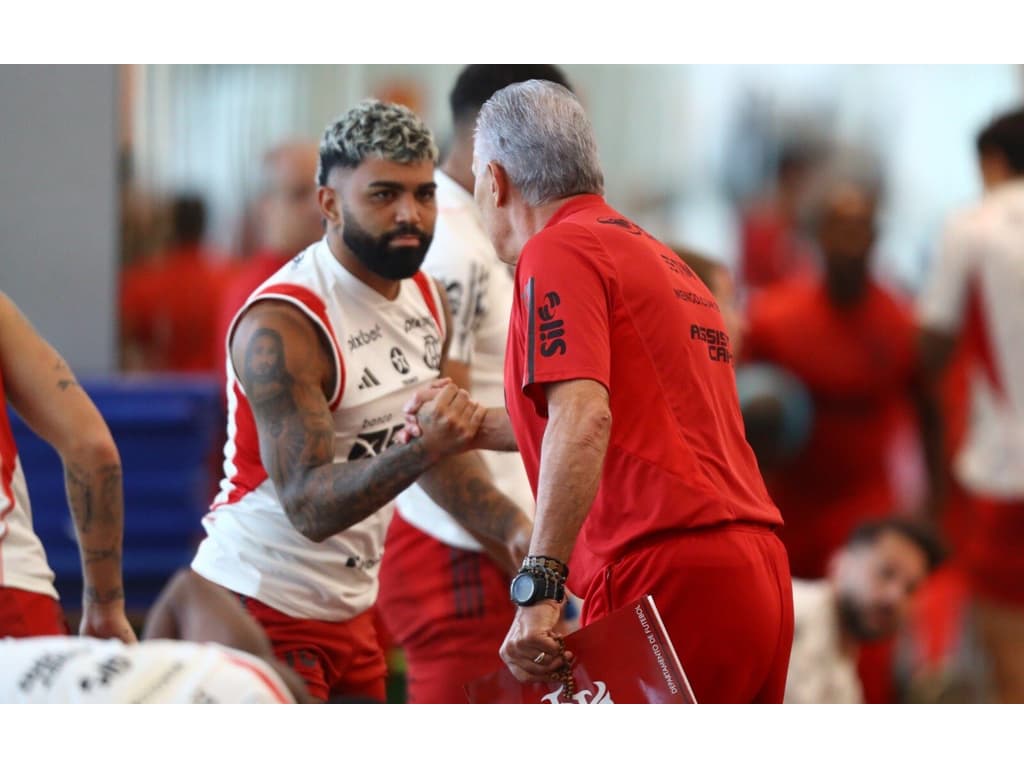 Tite reprova postura de Gabigol em vitória do Flamengo no Carioca.