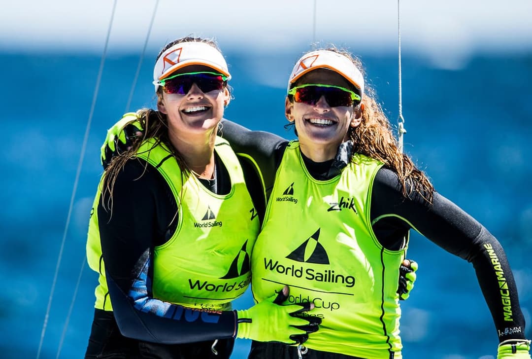 Martine e Kahena são os destaques da delegação brasileira (Foto: Sailing Energy)