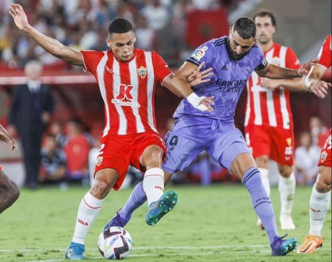 Kaiky e Benzemá - Almería e Real Madrid