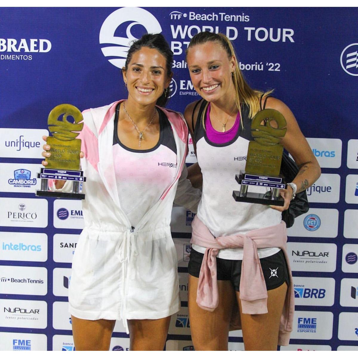 Melhores do mundo do Beach Tennis, Giulia Gasparri e Ninny
