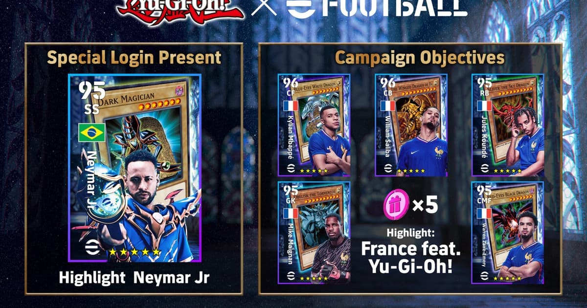 【PSA10】 Neymar Yu-Gi-Oh! Collaboration YGO_eFoot_EN_card-list-scaled-