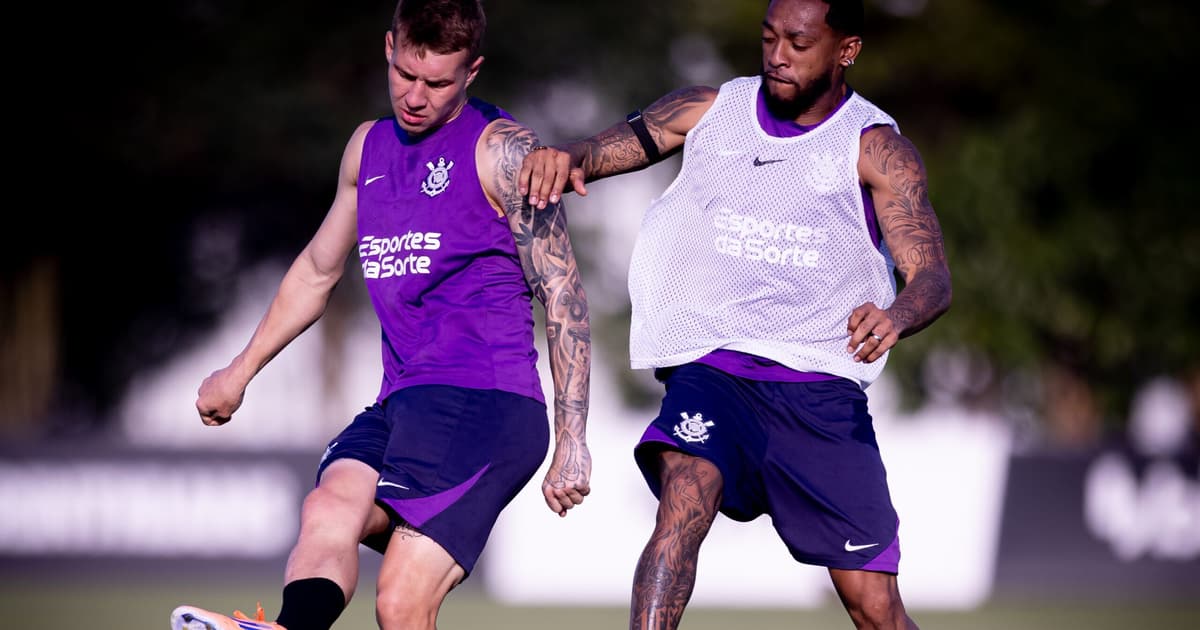Corinthians se reapresenta após folga com exames e treino no CT