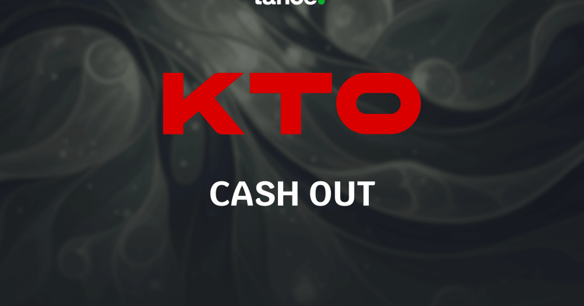 Cash Out KTO: guia completo para usar o recurso em 2026